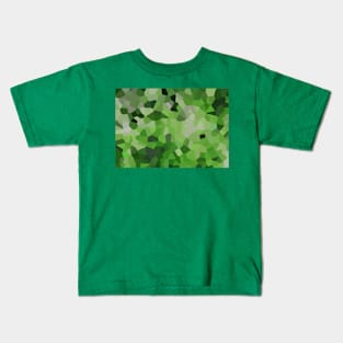 Small Green Crystals Kids T-Shirt